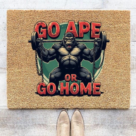 Go Ape or Go Home – Gym Coir Doormats