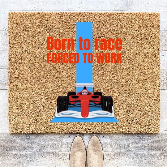 Born to race Coir Doormats