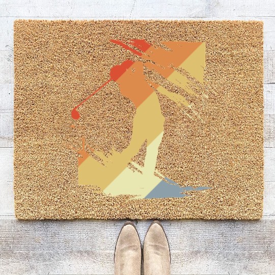 Vintage Golf Coir Doormats