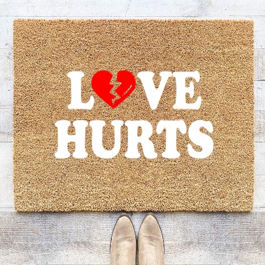 love hurts Coir Doormats