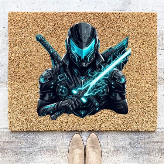 The Midnight Knight Coir Doormats