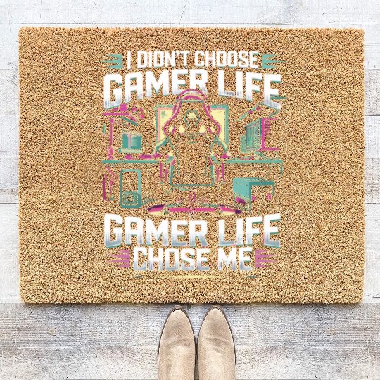 Embrace The Gamer Life For All Gaming Enthusiasts Coir Doormats