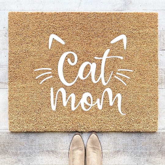 Cat Mom Coir Doormats - Cute Mother's Day Coir Doormats