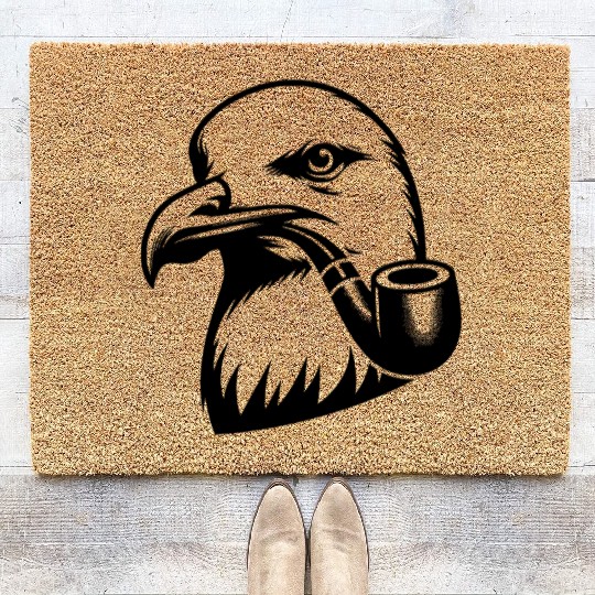 Seagull With Nordic Nautical Charisma Coir Doormats