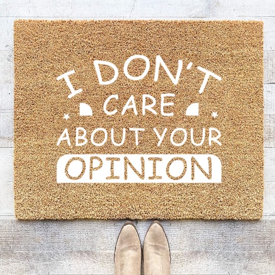 Savage & Witty San Jose Capricorn: Unique Pastel Coir Doormats