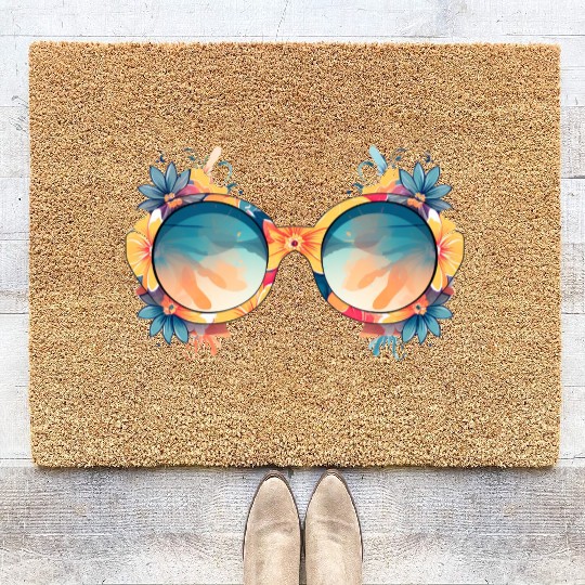 Retro Sublimation Clipart Coir Doormats