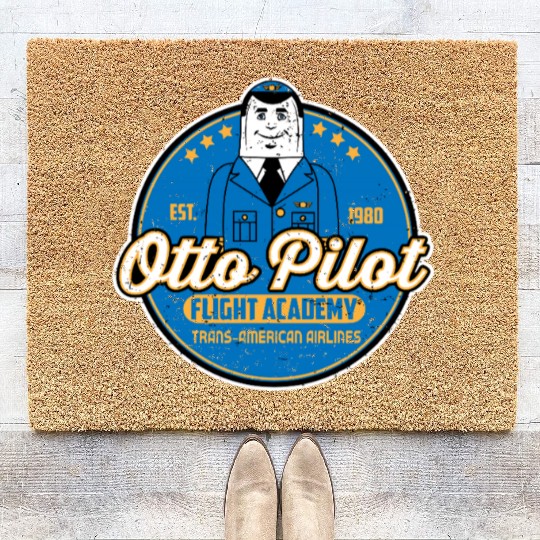 Otto Pilot flight academy Coir Doormats