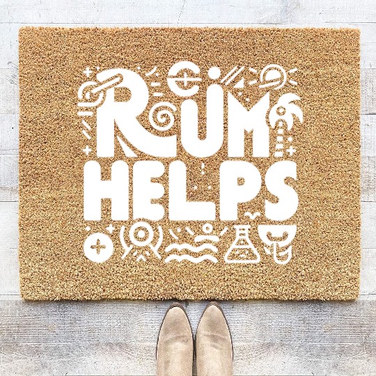 Rum Helps 8 Coir Doormats
