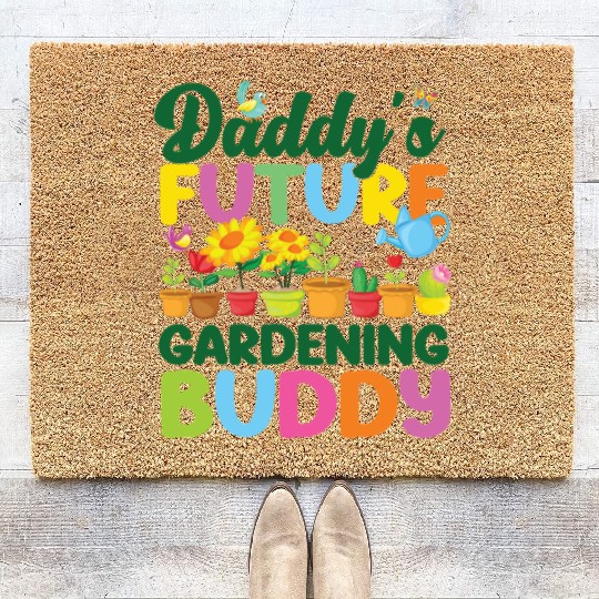 Plant Lover Gardening Toddler Coir Doormats