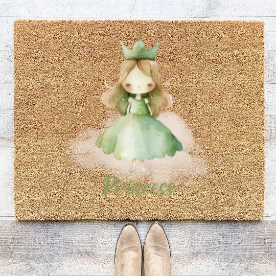 Princess Baby Bodysuit, Cute Infant Jersey One Pie Coir Doormats