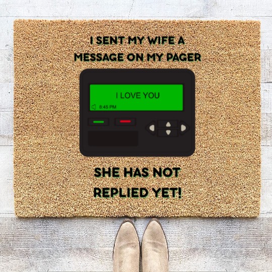 Lost in the 90s: Waiting for a Reply Coir Doormats