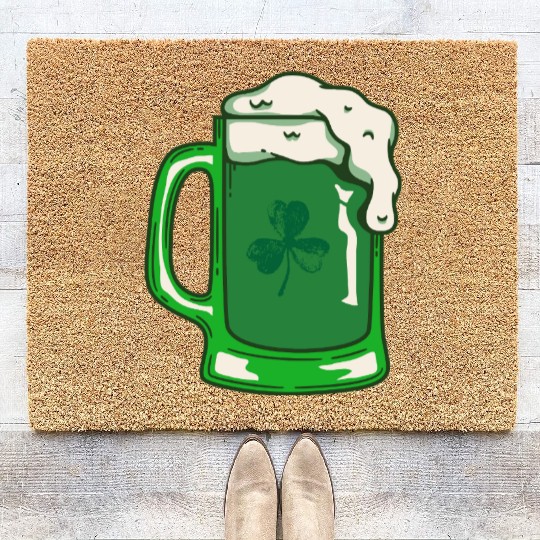 Green Beer Coir Doormats