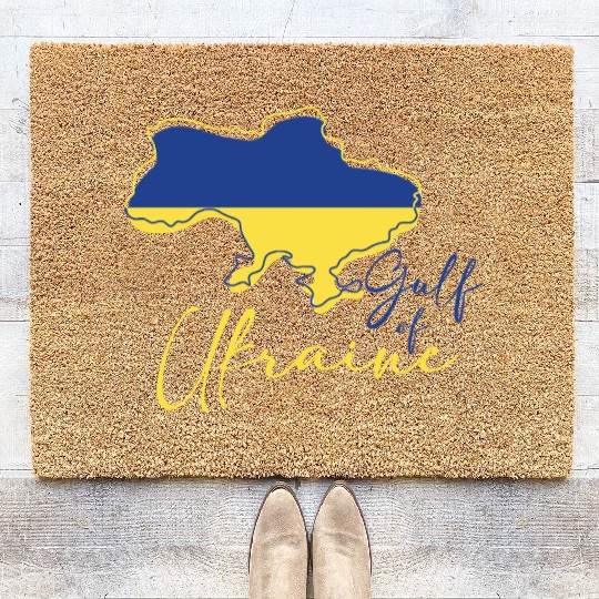 Azov and black sea of Ukraine Coir Doormats