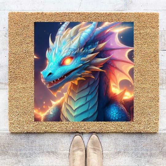 Celestial dragon Coir Doormats