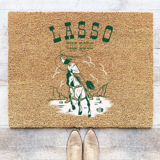 Lasso The Eggs Easter Cowboy Coir Doormats