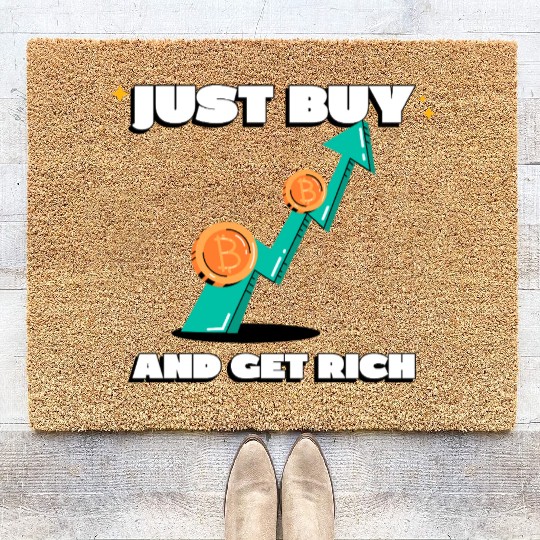 Just Buy Bitcoin Coir Doormats