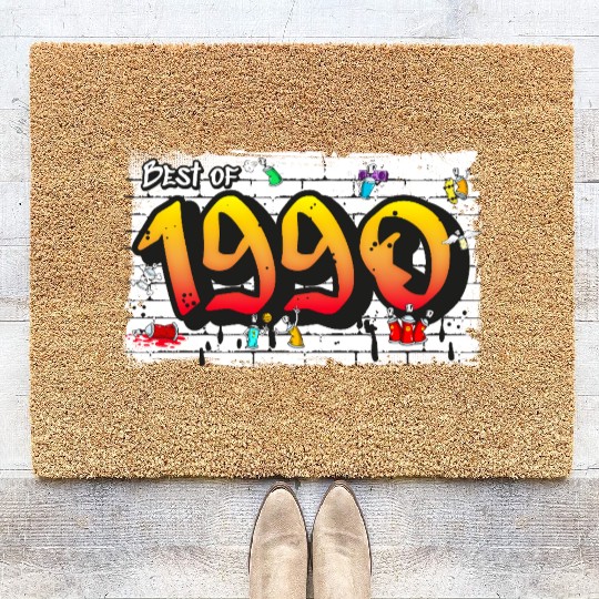 Best of 1990 Graffiti – 35 Years of 90s Vibes Coir Doormats