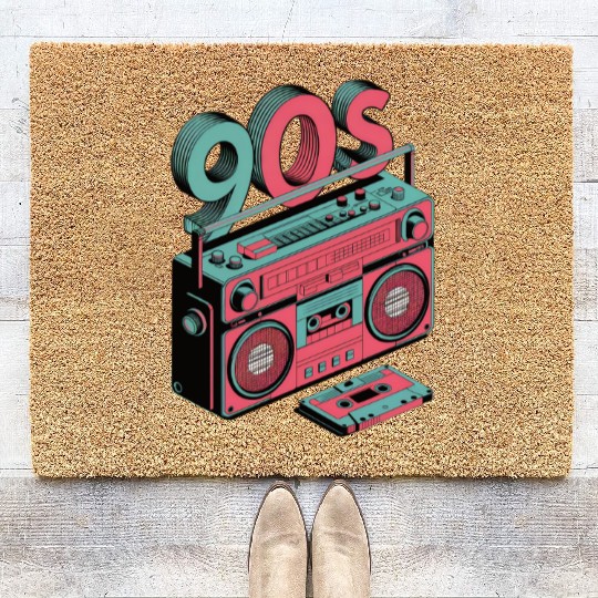 90s music Coir Doormats