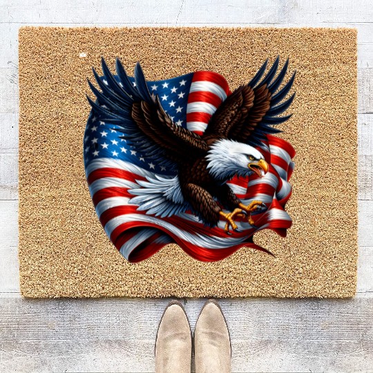 ROYAL DESIGN|| FLAGE OF AMERICA||Coir Doormats, Coir Doormats