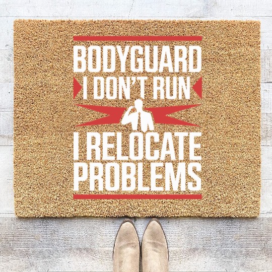Private Security Professional Bodyguard VIP Coir Doormats