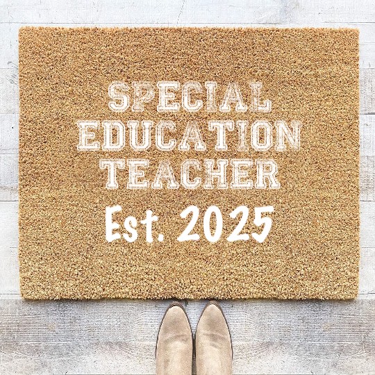 Special Education Teacher Graduation Gift 2025 Coir Doormats