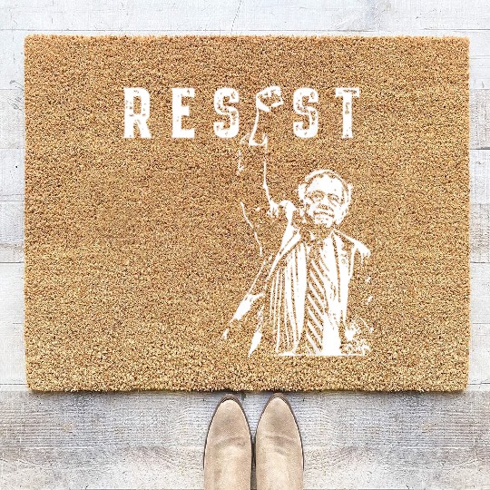 RESIST Bernie Sanders Freedom US National Service Coir Doormats