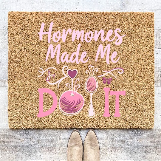 Pregnancy Cravings Funny Maternity Food Baby Bump Coir Doormats