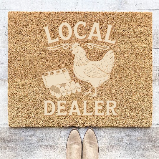 Egg Hunt Local Egg Dealer Easter Sunday Coir Doormats