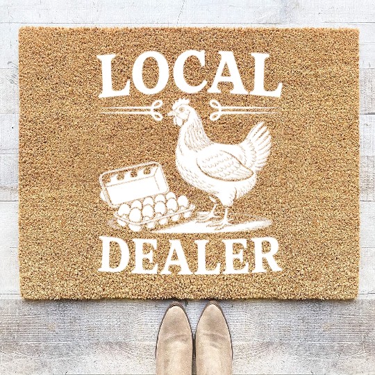 Egg Hunt Local Egg Dealer Easter Sunday Egg Coir Doormats
