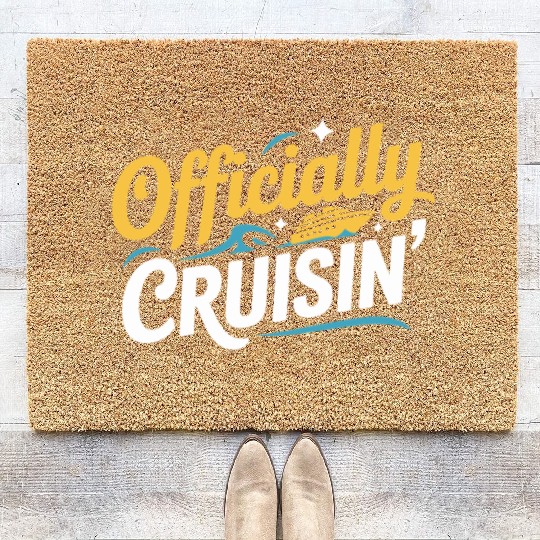 Cruise Rookie Ocean Adventure First Voyage Coir Doormats