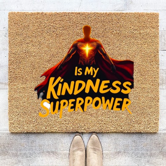 Superpower Kindness Coir Doormats