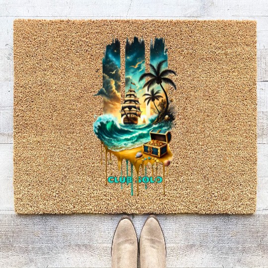 Midnight Sails Coir Doormats