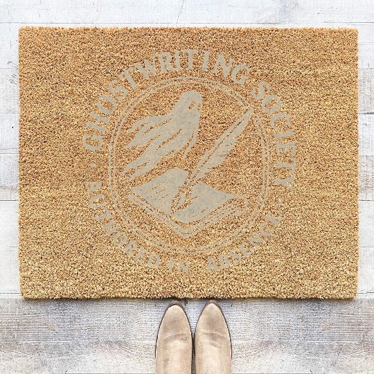 Ghostwriting Society Coir Doormats