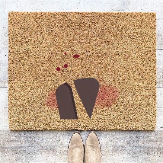 Cherry Wine Dream Coir Doormats