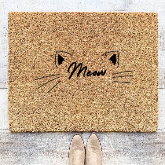 Cute meow Coir Doormats