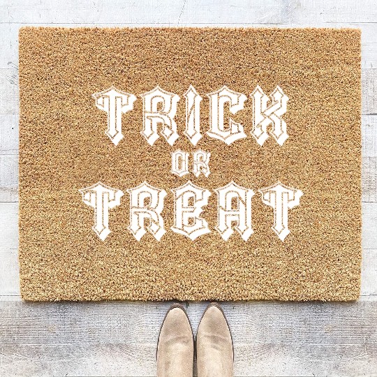 Trick or Treat Coir Doormats
