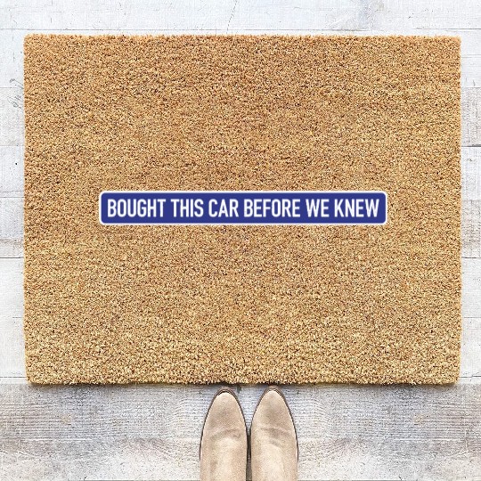 Bought it - Anti Elon Musk bumper Funny saying Coir Doormats