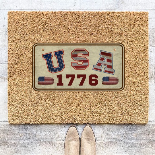USA 1776 VINTAGE Coir Doormats