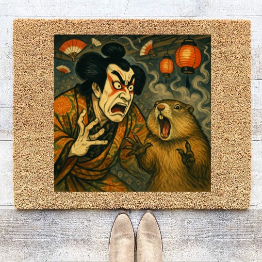 Kabuki Showdown – The Ultimate Scream-Off Coir Doormats