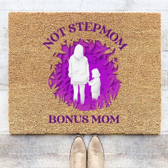 Bonus Mom Coir Doormats | Stepmom Mother's Day Gift