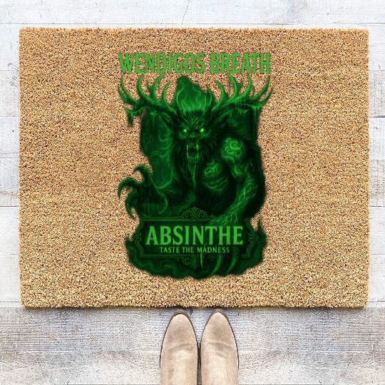 Wendigos Breath Absinthe Mock Liquor Coir Doormats