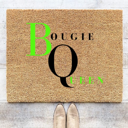 Bougie Queen Lime&Black Coir Doormats