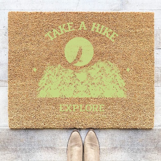 Take A Hike Coir Doormats