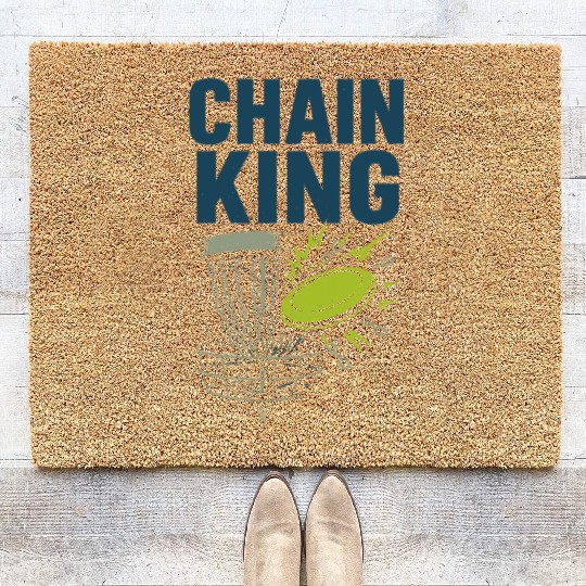 Disc Golf Coach Coir Doormats Disc Golf Instructor Frisbee