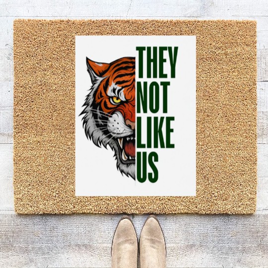 Fearless Tiger - They Not Like Us Coir Doormats
