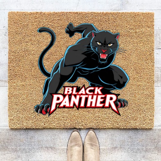 Black Panther. Coir Doormats