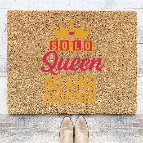 Single Mom Life Chaos Coordinator Wine Coffee Coir Doormats