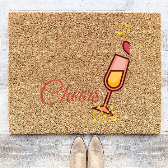 Unisex Coir Doormats – Fun Party Vibes for couple