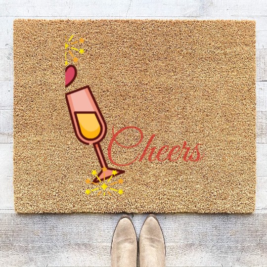 Unisex Coir Doormats – Fun Party Vibes Coir Doormats for couple