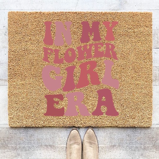 Flower Girl Era, Flower Girl Coir Doormats, Flower Girl